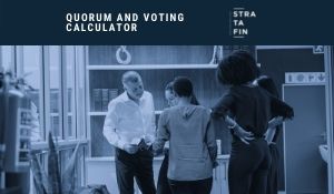 AGM quorum and voting calculator